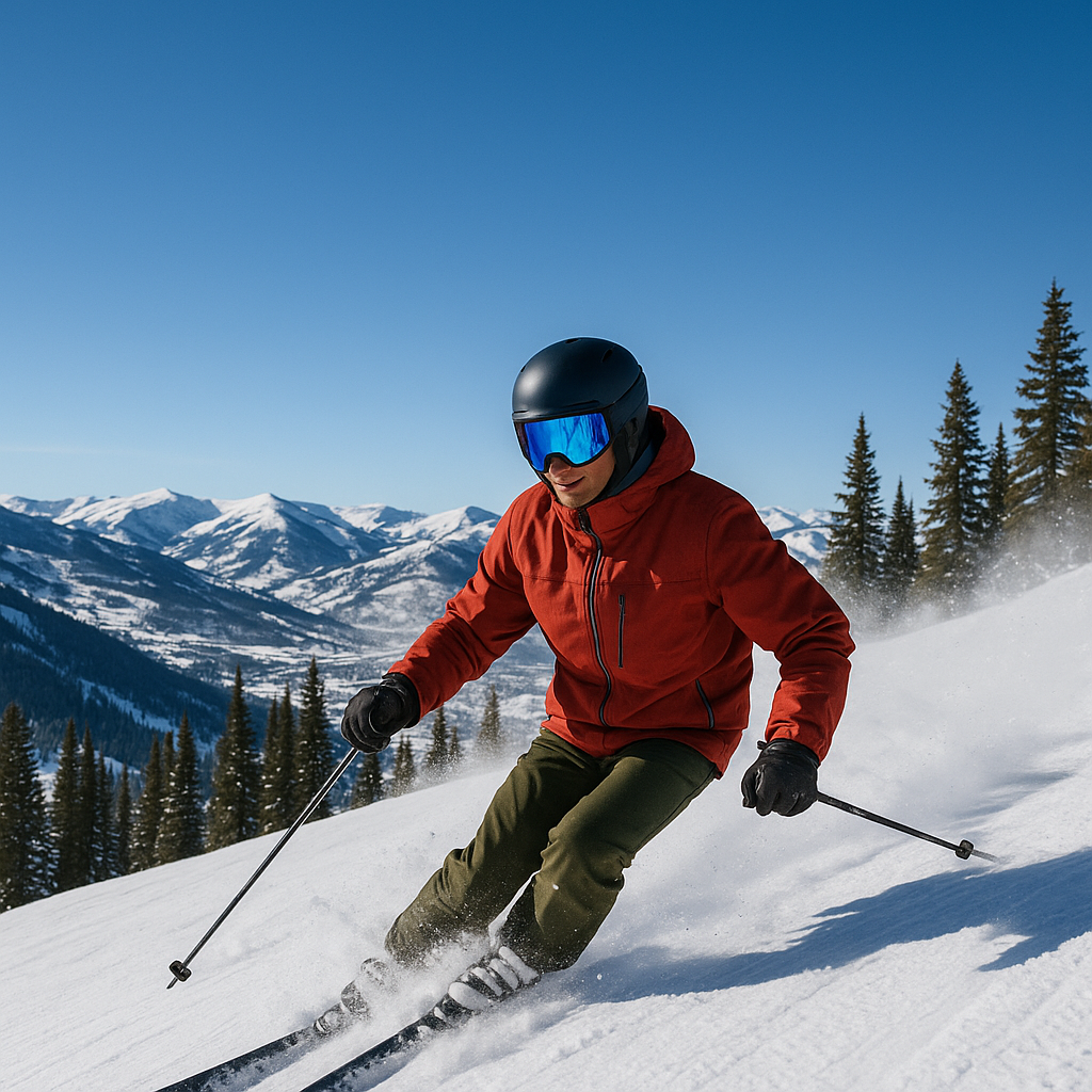 Steve enjoying Utah's outdoors and skiing in Park City